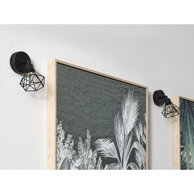 1-flammige Wandleuchte mit Arm Rockmart