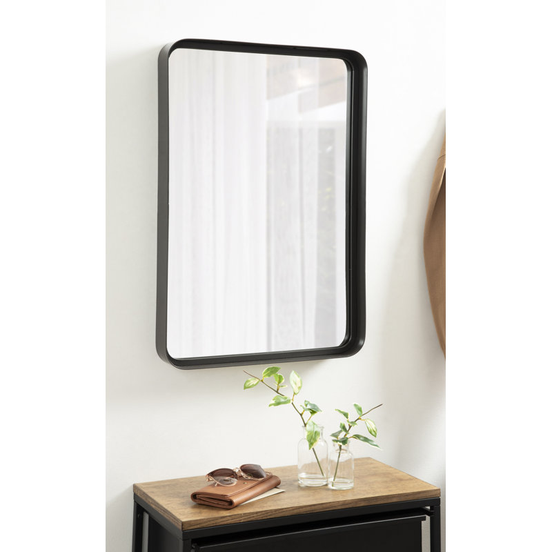Miroir mural Annaluisa, gris, 30 po x 20 po