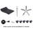 Adjustable Height Ergonomic Lab Stool Wheels