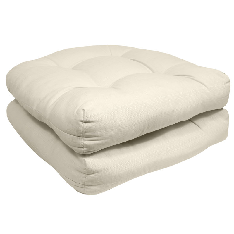 Coussins de siège de patio de Marina Marina, 2, Crème, crème