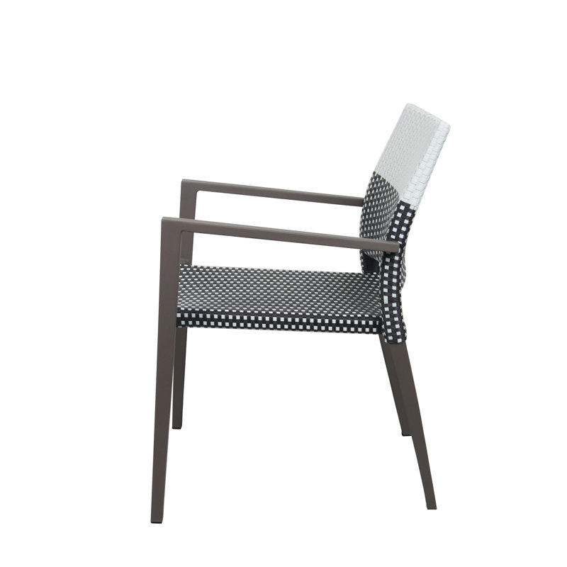 Chloe Outdoor Dining Armchair, Espresso