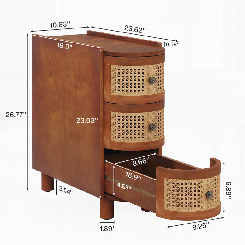 Table de chevet moderne pour chambre à coucher
