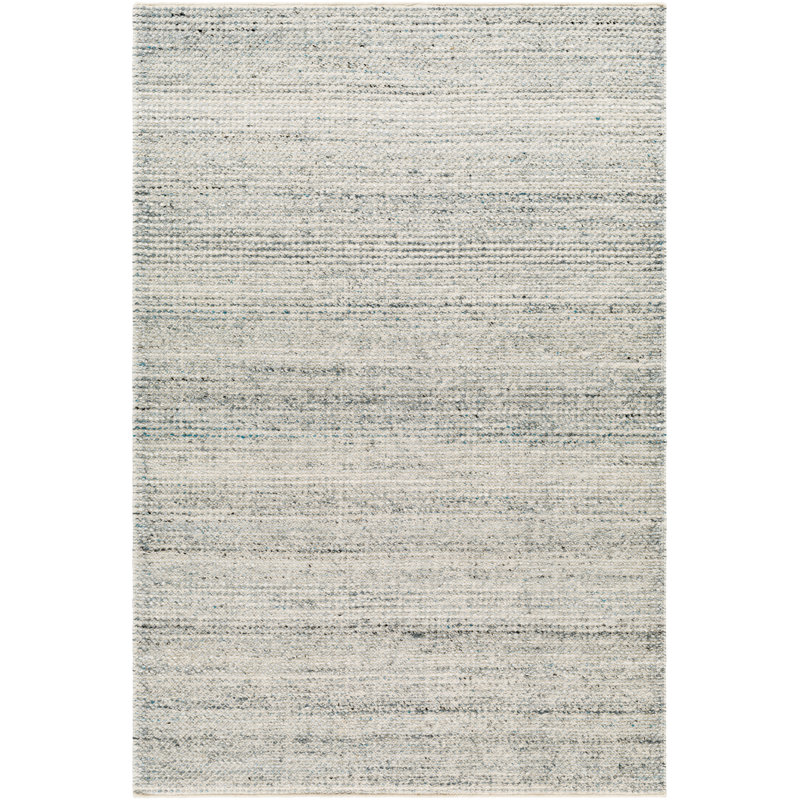 Abstract Area Rug in Blue, Rectangle 12' x 15'