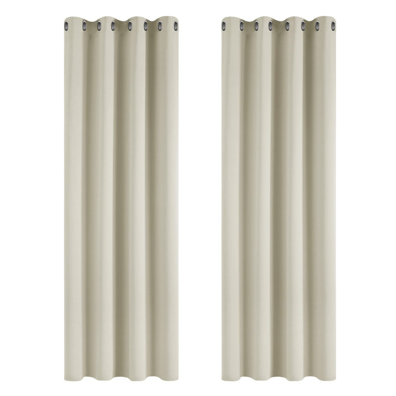 Radlee Blackout Curtain Pair, 53cm Width x 290cm Drop