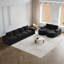 Canapé modulaire courbé en chenille Boneless Cloud-683336676