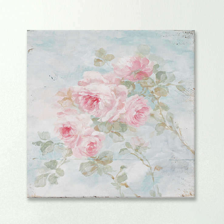 «Harmony» par Debi Coules - Estampe numérique sur toile tendue avec châssis, H 16 po x l 16 po x P 1 po, Blanc