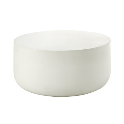 Dustan Natural White Finish Coffee Table