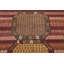 Tapis brun en laine noué à la main de conception unique 4 pi 2 po x 5 pi 5 po New Age