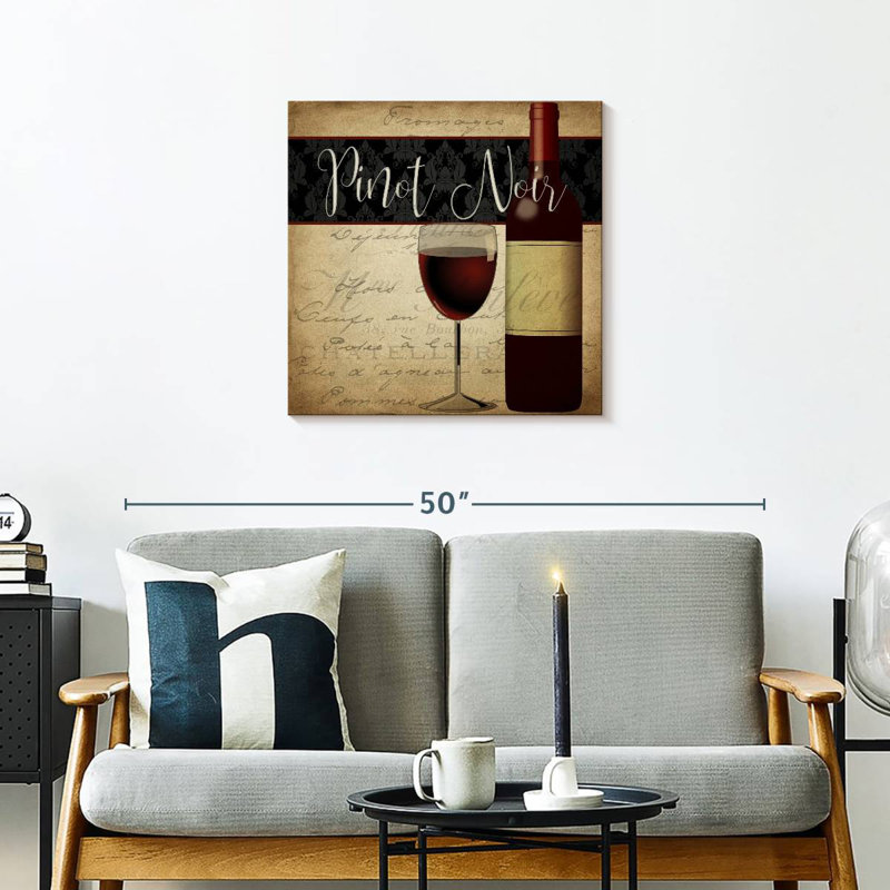 Yarlin Fine Wine III, 24" H x 24" W
