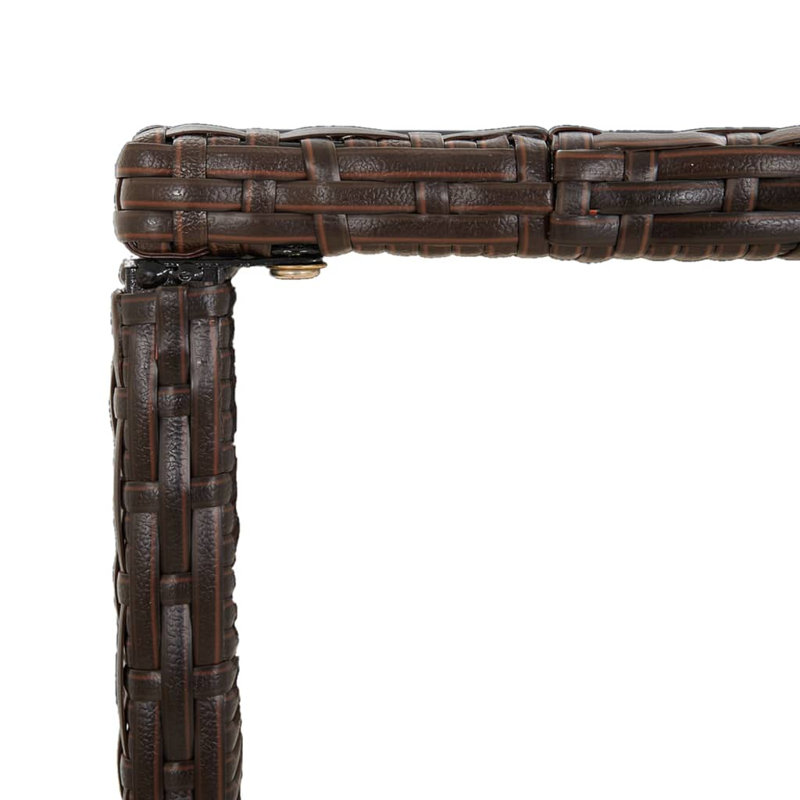 Darcus Bar Set with Stools, Brown