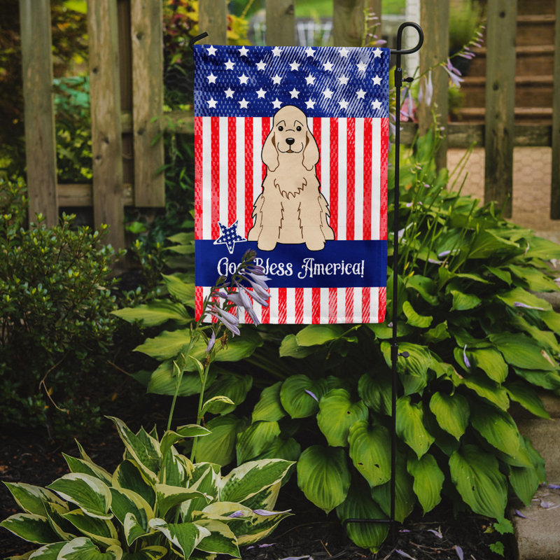 Drapeau de jardin Leighanne, Épagneul (pêche)