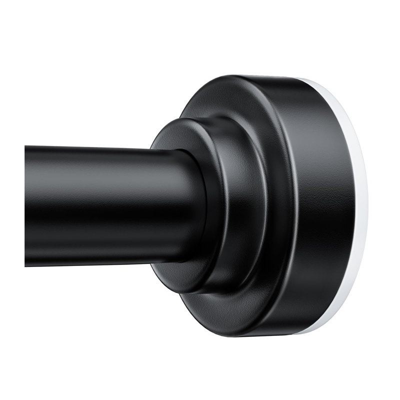 162.3cm Straight Shower Curtain Rod, Black