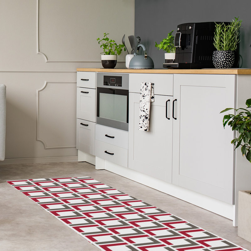Tapis de couloir blanc