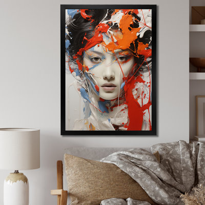 Japon Art Kabuki Drama Woman Portrait II " Japon Art Kabuki Drama Woman Portrait II "