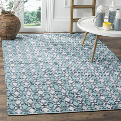 Montauk Hand Woven Cotton Geometric Rug