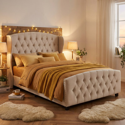  Ottoman Bed with Lift-Up Storage