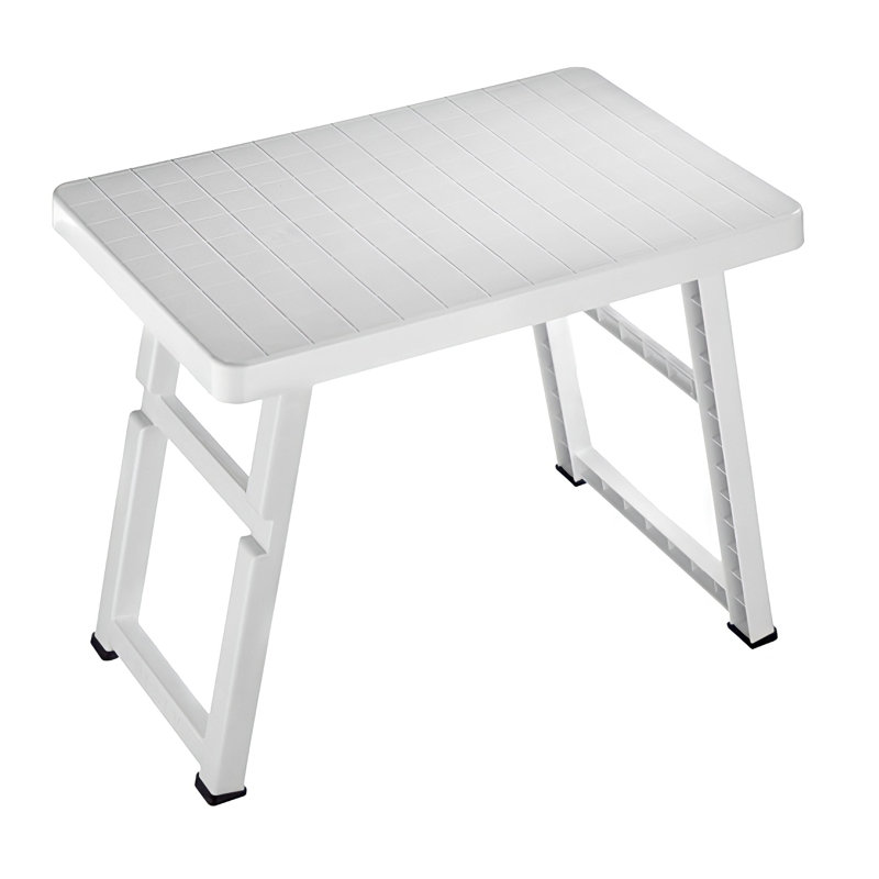 28.15'' Rectangular Folding Table, White