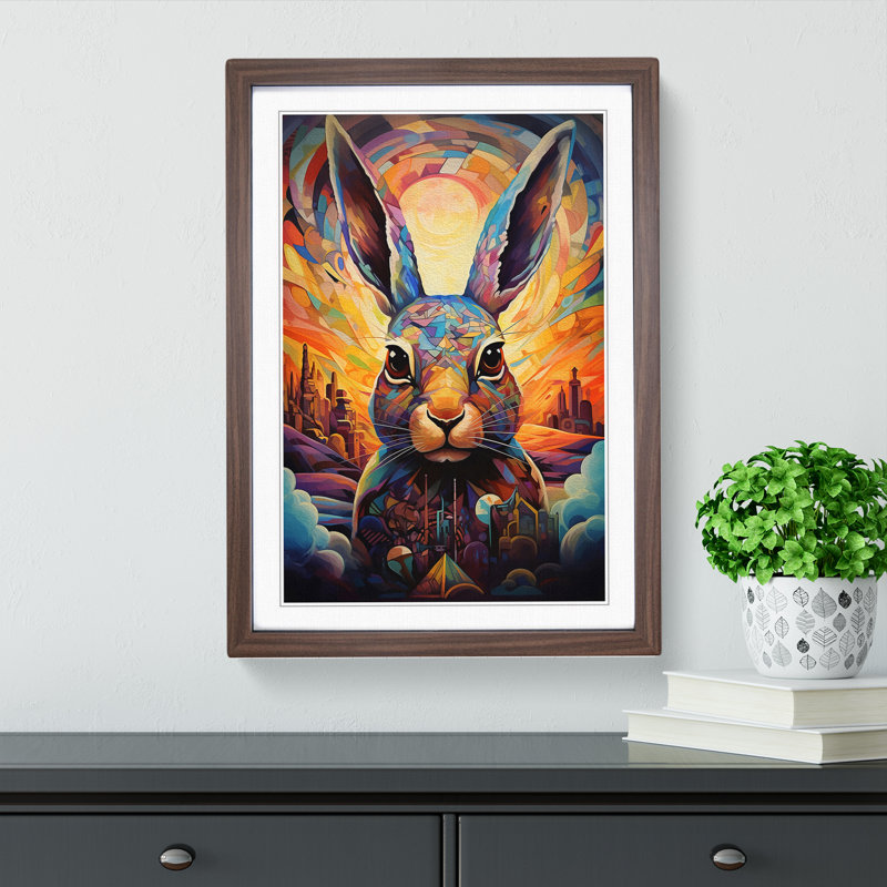 Hare Futurism - Framed Print