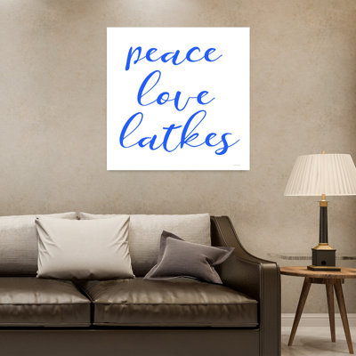 Art contemporain abstrait Peace Peace Latkes