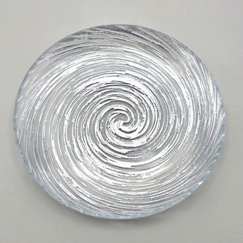 Assiette plate Mcnally, Argent