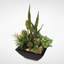 Faux Succulent Plant in Metal Planter