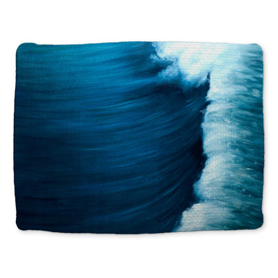 Wave Coastal Sea Bedroom Braided Polyester Placemat Decor
