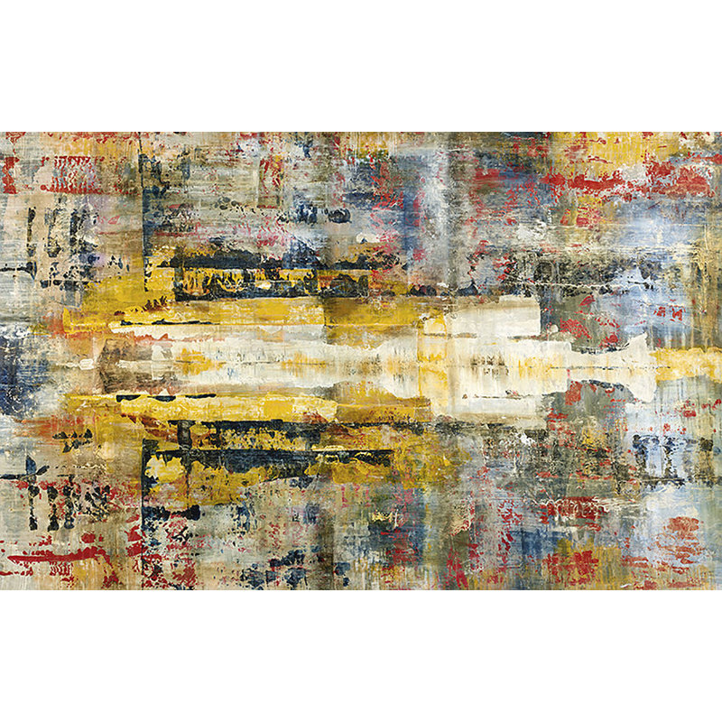 Slide Rule Painting by Alexys Henry, Outdoor, 54" H x 85" W x 1.5" D