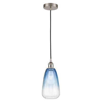 Edison - Brookhaven Almond - 1 Light 6" Cord Hung Mini Pendant
