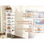 7 porte-chaussures rotatifs, rangement rotatif à 360 °, support rotatif blanc, organisateur, convient à 28 paires,
