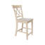 Tabouret de comptoir 24 po Delfreda