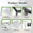 Double Door Polycarbonate Greenhouse Raised Base And Anchor Aluminum Heavy Duty Walk-In Greenhouses-114766790
