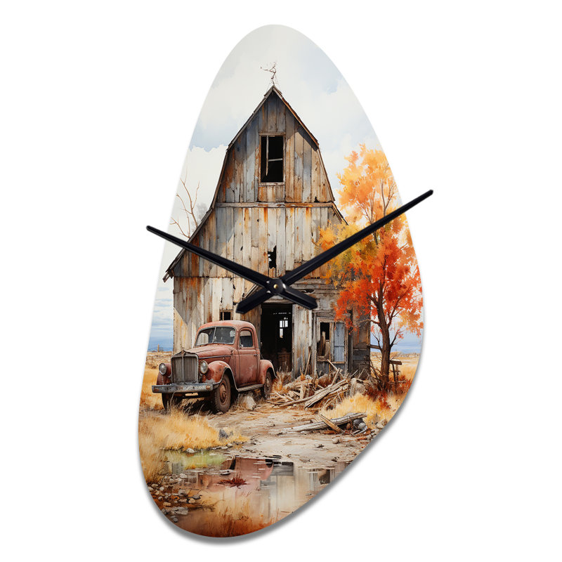 Horloge Barns Rustic Charm, Grand
