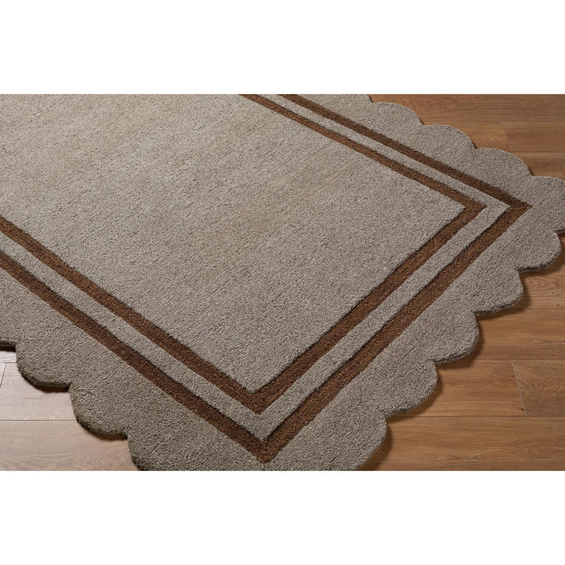 Tapis touffeté à la main Orville, Tapis de couloir 2 pi 6 po x 8 pi