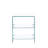 2 Layer Tempered Glass Side Table, Clear Glass Sofa Table