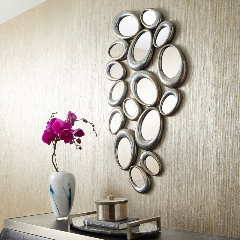Ovate Reflections Metal Flat Mirror