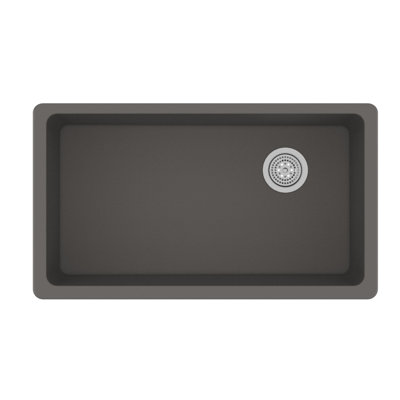 Évier de cuisine en granite L 33 po x l 19 po encastrable