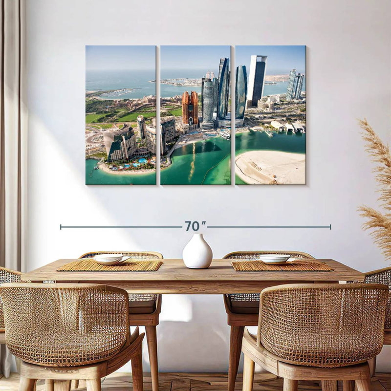 Abu Dhabi Structures, 36" H x 57" W