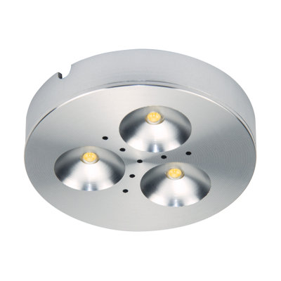 Luminaire encastré encastré à DEL TriVue, 3000K, argenté