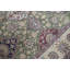 Tapis oriental en laine noué à la main Manchuria vert / bleu marine / rouge / beige