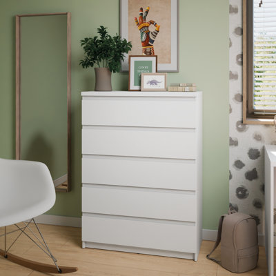 Hosia 83cm W 5 - Drawer Chest of Drawers