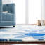 Tapis gris / bleu en laine touffeté à la main Asdvadzadur-1123577691