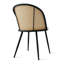 Chaise d'appoint rembourrée en rotin Atwater-1519845856
