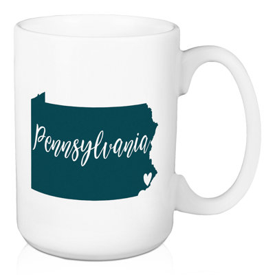 Grande tasse à café pennsylvanie state love Lizete