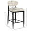 Tabouret en tissu Riccio-336270601-336270612-336270613