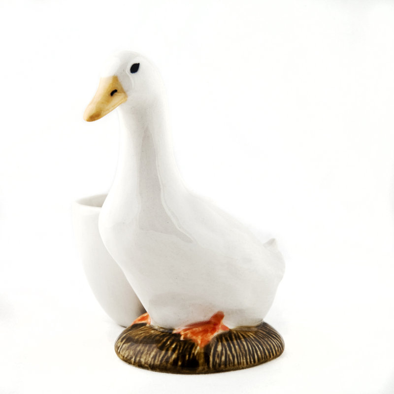 Egg Cup - With - Duck - Pekin Duck
