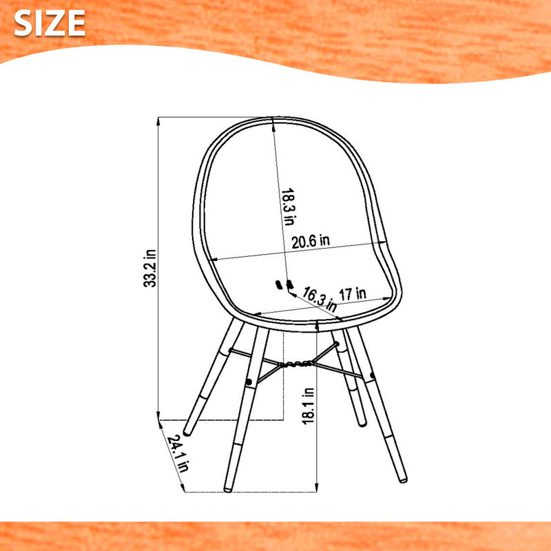 Jimesha Plastic Outdoor Dining Side Chair