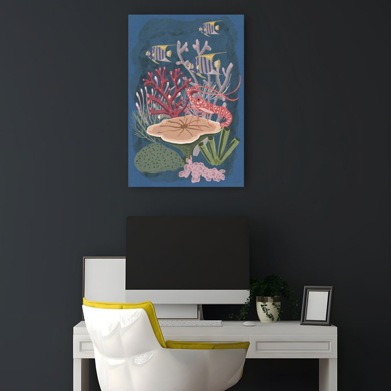 Angelfish and Lobster Reef, H 18 po x l 12 po