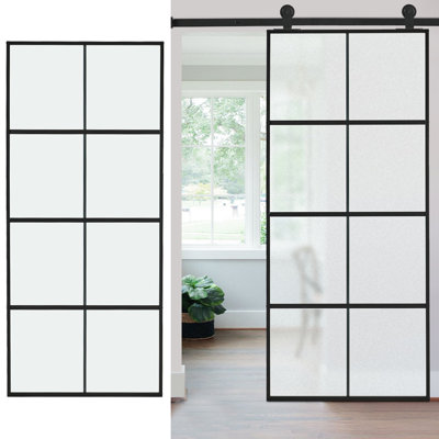 Glass Barn Door