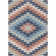 Kehr Albuquerque Southwestern Flatweave Blue Area Rug