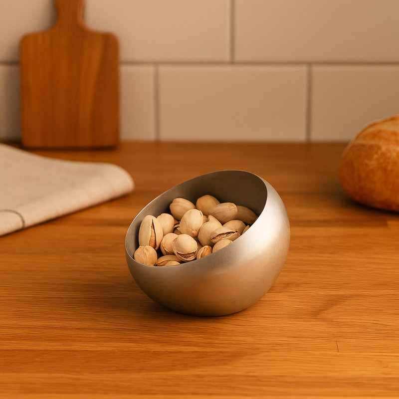 5.5" Stainless Steel Angle Bowl